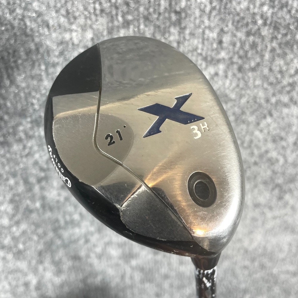 Callaway X 3 Hybrid 21 Degree Regular Graphite 80g Mid Kick Torque RH Golf Club